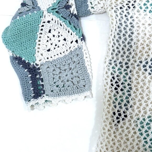 Vintage BEA CLASSICS Crochet Sweater Size L - Picture 6 of 12